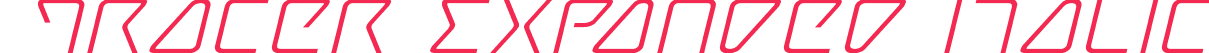 Tracer Expanded Italic